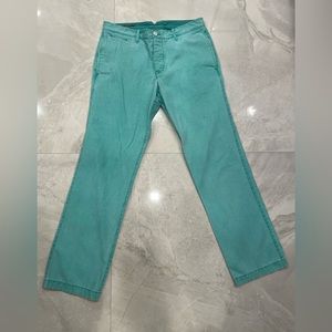 Original Penguin relaxed chinos in aqua